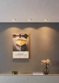 900745 Комплект встраиваемых диммируемых светильников SALICETO, 3X6W (LED), 2700K, 1350lm, ?88, алюминий, белый / стекло, прозрачный, белый  Eglo