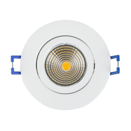 900745 Комплект встраиваемых диммируемых светильников SALICETO, 3X6W (LED), 2700K, 1350lm, ?88, алюминий, белый / стекло, прозрачный, белый  Eglo 