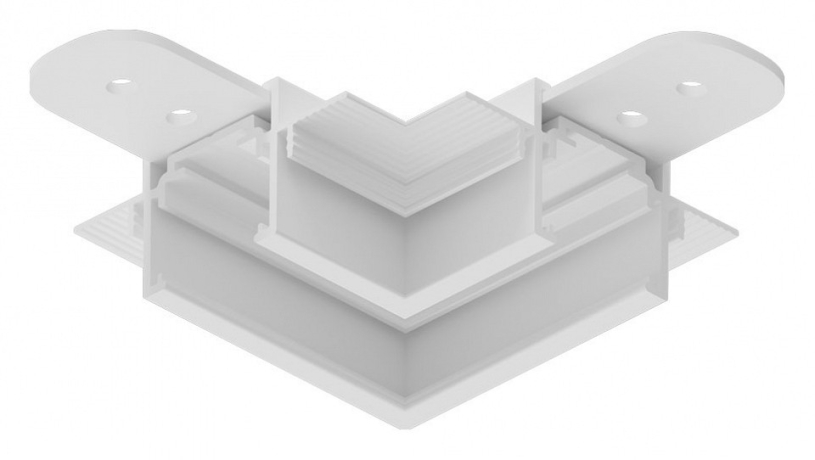 Соединитель угловой L-образный для треков накладных Arte Lamp Optima-Accessories A731633 