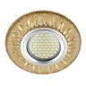 Встраиваемый светильник с LED подсветкой Fametto Luciole DLS-L141 Gu5.3 Glassy/Gold (UL-00003878) 
