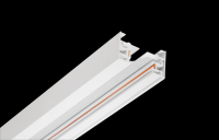 2м. Однофазный шинопровод Crystal Lux CLT 0.11 01 L2000 WH