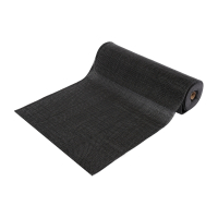 Нарушена упаковка! <296234> Коврик-дорожка ПВХ Zig-Zag 5 мм 0,9*10 м, против скольжения, черный VORTEX 22157