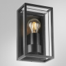 Уличный настенный светильник с лампочкой Arte lamp A2322AL-1BK+Lamps