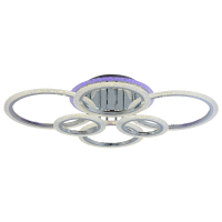 Светодиодная диммируемая люстра с ПДУ Profit Light 8086/6 CHR 132W+8W RGB