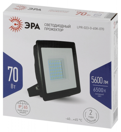 Прожектор светодиодный уличный Эра LPR-023-0-65K-070 (Б0052025)