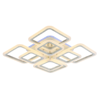 Светодиодная диммируемая люстра с ПДУ Profit Light 8075/4+4 PGD 176W+10W RGB