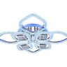 Потолочная светодиодная люстра с пультом д/у Ambrella light Ice FA283 