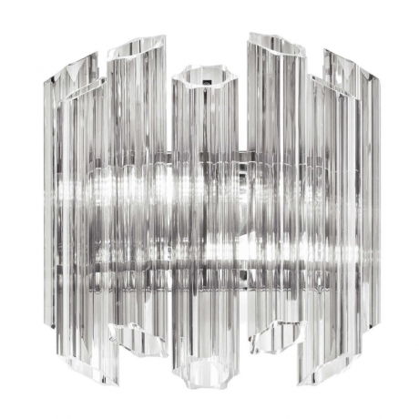 Нарушена упаковка!  <284979> Настенный светильник iLamp Destiny MB0267-2 CHROME+CLEAR