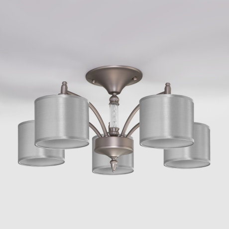 60080/5 сатин-никель Потолочная люстра Eurosvet Adagio 