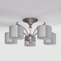60080/5 сатин-никель Потолочная люстра Eurosvet Adagio