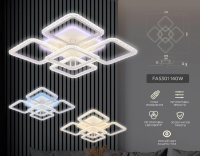 Потолочная диммируемая люстра с пультом ДУ Ambrella light FA5301 WH