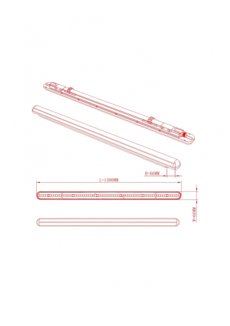 Линейный светодиодный светильник Эра SPP-201-0-65K-048 (Б0047179) 