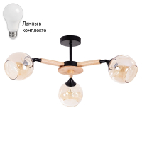 Потолочная люстра с лампочками Arte lamp A4370PL-3BR+Lamps