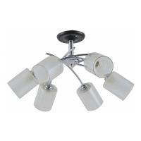 Потолочная люстра Escada 1170/6P E27*60W Chrome/Black MELL