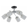 Потолочная люстра Escada 1170/6P E27*60W Chrome/Black MELL 