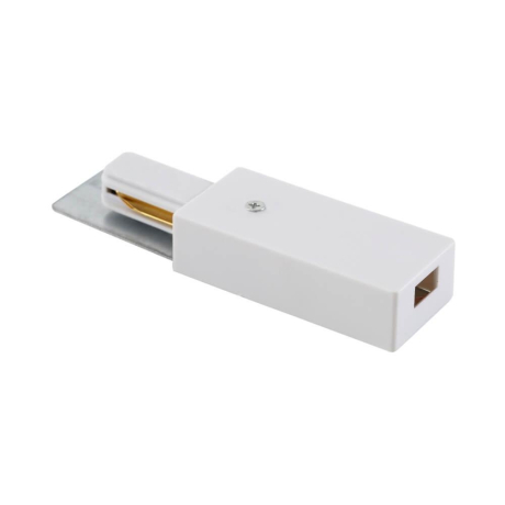 Боковое питание для однофазного шинопровода Crystal Lux CLT 0.11 (CLT 0.210 01 WH ) 