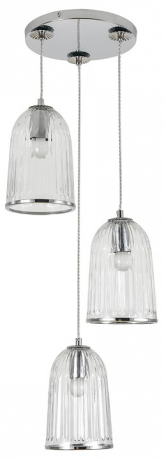 Подвесной светильник Indigo Lucido 11046/3P Chrome 