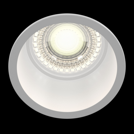 Комплект встраиваемых светильников Maytoni DL049-01W (268125) и светодиодных ламп 7W 4200K  (256310) 6 шт. 