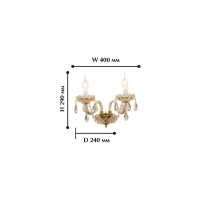 1738-2W Настенное бра Favourite Brendy