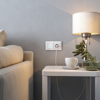 Выключатель двухклавишный сенсорный с управлением по Wi-Fi (белый) Werkel W4520601