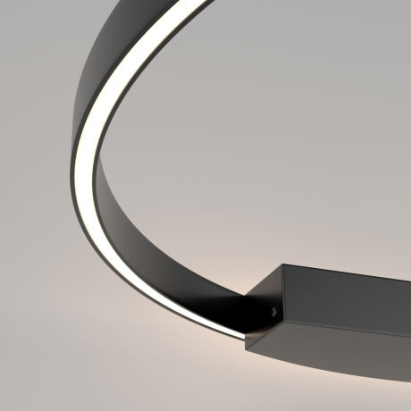 Настенный светильник (бра) Maytoni MOD058WL-L50BK Rim 