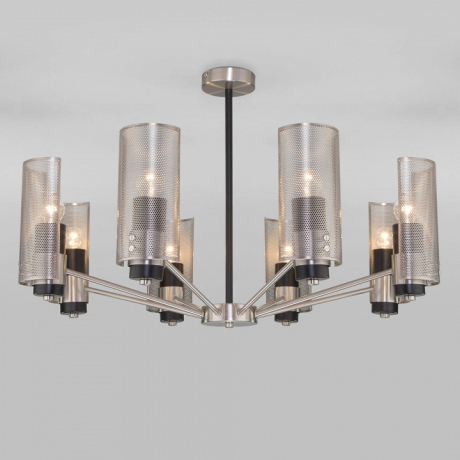 Люстра на штанге Eurosvet Grino 70139/8 никель 