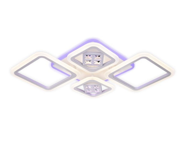 Потолочная светодиодная люстра с пультом д/у Ambrella light Ice FA286 