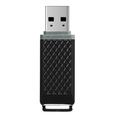 Нарушена упаковка! <217778> Флеш-диск 64GB SMARTBUY Quartz USB 2.0, черный, SB64GBQZ-K (513055)