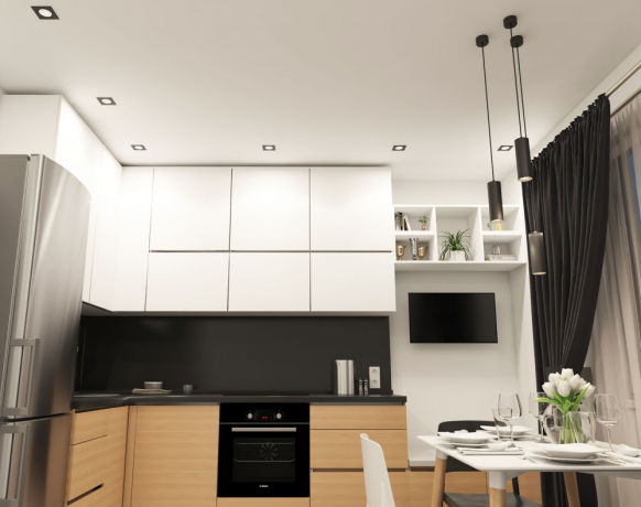 Встраиваемый светильник Denkirs DK3071-BK+WH 