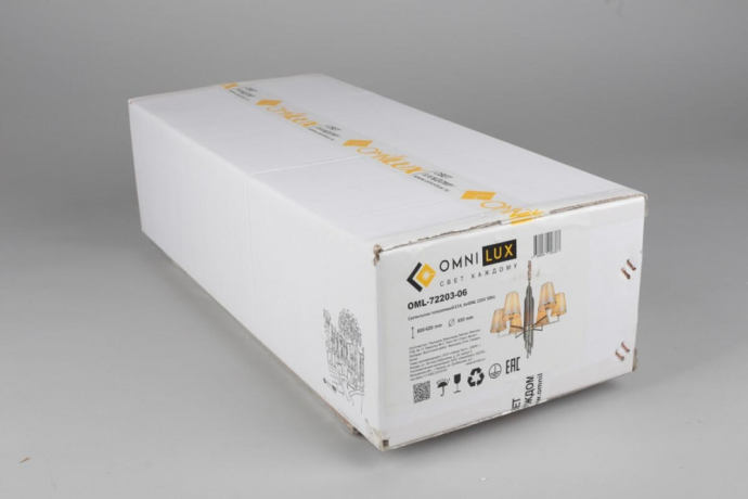 OML-72203-06 Подвесная люстра Omnilux Porlezza 