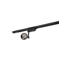 Однофазный LED светильник 11W 3000К для трека Denkirs DK6404-BK