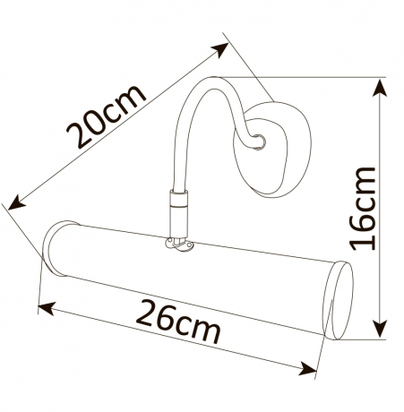 Подсветка для картины Arte Lamp Picture Lights Basic A5023AP-1AB 