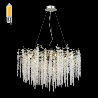 Люстра подвесная с Led лампочками в комплекте Wertmark WE185.12.203+Lamps