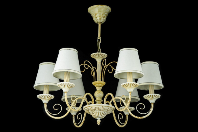 Люстра подвесная с Led лампочками в комплекте Arti Lampadari Camisa E 1.1.6 C+Lamps 