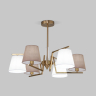 Люстра на штанге с тканевыми абажурами Eurosvet Ozark 60149/6 (a064975) 