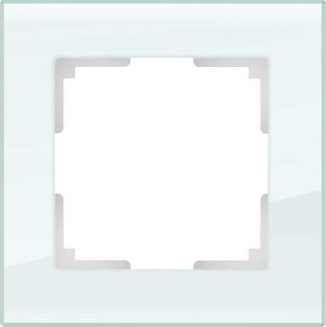 Нарушена упаковка!  <32769> Рамка на 1 пост (натуральное стекло) Werkel WL01-Frame-01 (a031475)