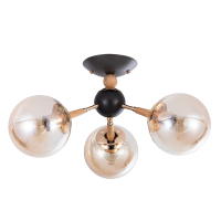 Потолочная люстра с лампочками Arte lamp A4485PL-3BK+Lamps