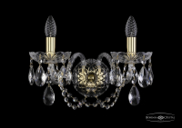 1402B/2/160/XL/G Бра Bohemia Ivele Crystal
