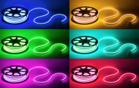 N5050-72-IP67-220V-20m-RGB  Светодиодная неоновая лента ЭРА N5050 72-IP67-220V-20m-RGB многоцветная Б0053983