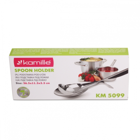 Нарушена упаковка! <309437> Подставка под ложку 26.5*11.3*3.3 см Kamille 5099