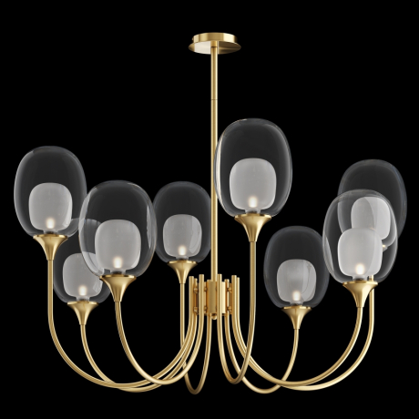 Люстра на штанге Maytoni Aura MOD016PL-08BS