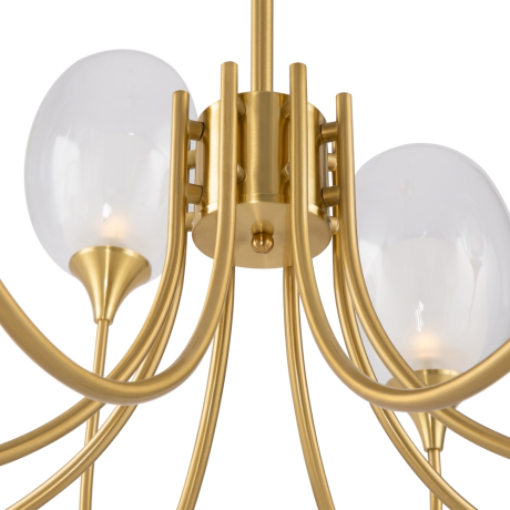 Люстра на штанге Maytoni Aura MOD016PL-08BS