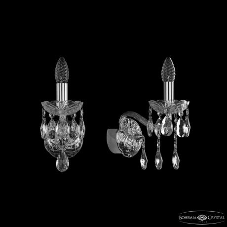 Бра 1413B/1/141 Ni Bohemia Ivele Crystal 