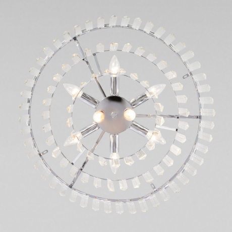 Подвесная люстра Eurosvet 10130/8 хром (a060642)