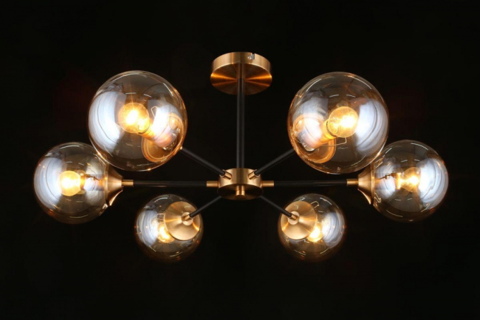 Люстра потолочная с лампочками APLOYT APL.909.07.06+Lamps 