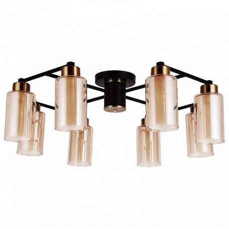 Потолочная люстра Arte Lamp Leo A7027PL-8BK 