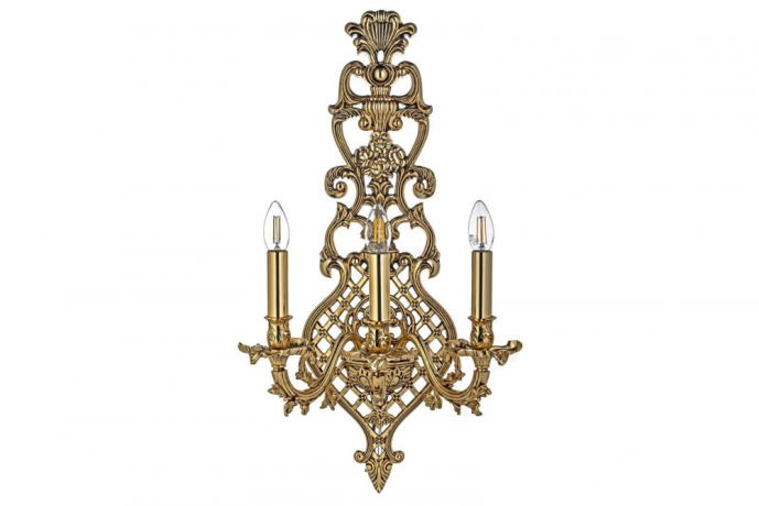 Светильник настенный с лампочками Dio D arte Vivaro E 2.1.3 CG+Lamps 