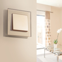 Выключатель одноклавишный (шампань) Werkel W1110011