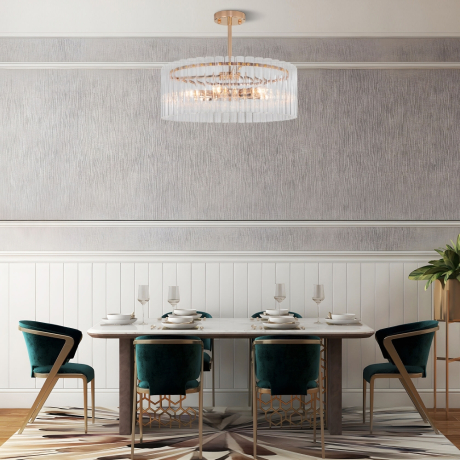 Умная люстра на штанге 373/8 Bogate's (a060886) 