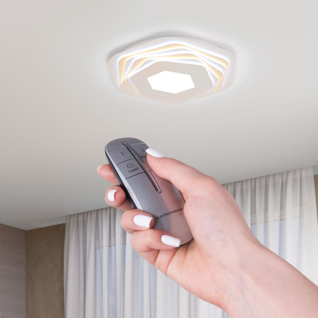 Пульт управления Y9 Серебро (2 канала) Elektrostandard 